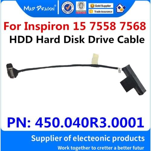 HDD Connector Flex Cable For Dell Inspiron 15 7558 7568 laptop SATA SSD Hard Drive Adapter wire 0NRCTK NRCTK 450.040R3.0001