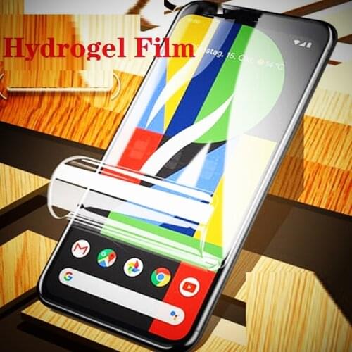 6D Full Cover Hydrogel Film For Google Pixel 4 3 3a 2 XL 2XL 3XL 3axL Pixel 2 Pixel 3 Screen Protector Protective Film