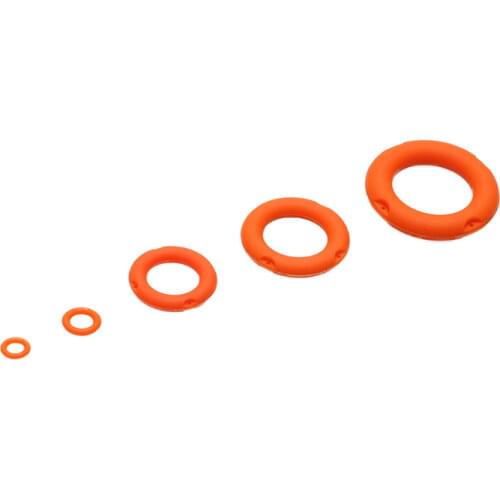 Marine Miniature Lifebuoy 1/20 1/25 1/32 1/75 1/100 Silicone Life Ring Orange Lifesaving Tool for RC Simulation Boat Model Parts