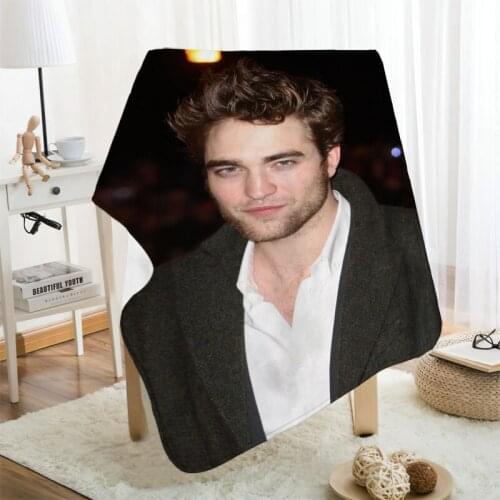 Musife Custom Robert Pattinson Flannel Blanket Design Your own Blanket Flannel Blankets for Sofa DIY Dropshipping