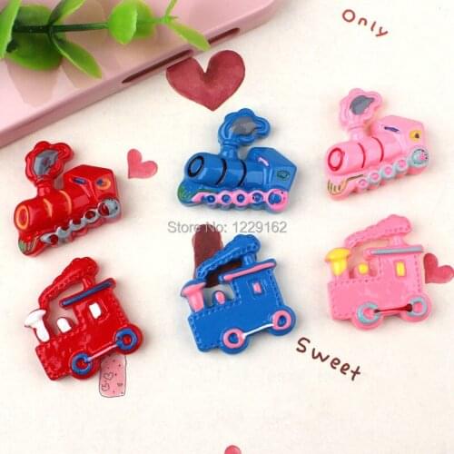 New arrival (6pcs/set ) Colorful Train fridge magnet lovely message sticker for whiteboard Home Decor Christmas gift