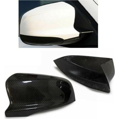 Fit For BMW E70 E71 X5M E71 X6M Carbon Fiber Mirror Cover Rear View caps Add on style 2008 -2014