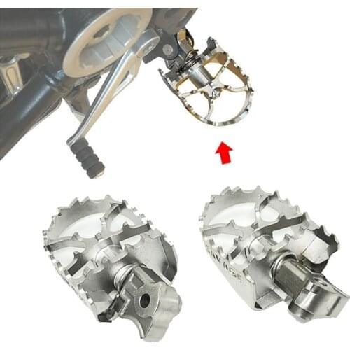 For BMW R1200GS LC R1250GS Adventure R1250 R1200 GS R1150GS ADV Motorcycle Stainless Steel Foot Pegs FootRest Footpegs Foot rest