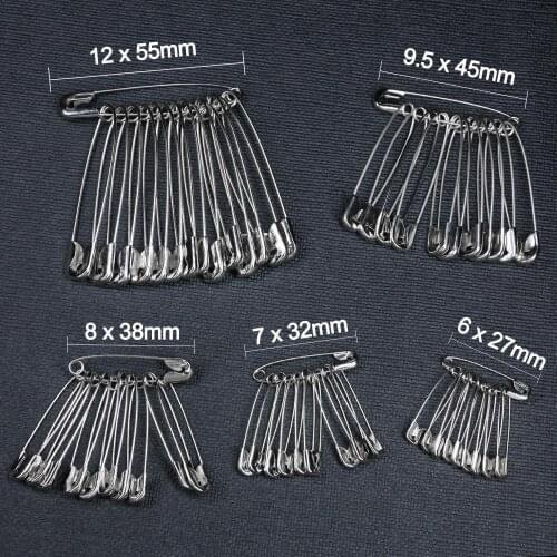 Silver Stainless Steel Metal Needle Cross Stitch Marker Tag Mini Safety Pins DIY Rustproof Buckle Pin Sewing Tools Accessory