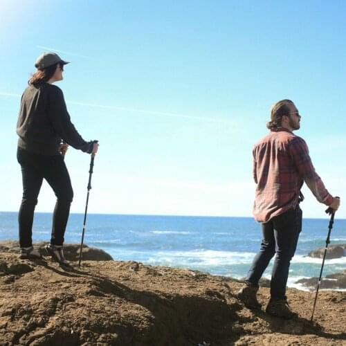 Folding Cane Trekking Poles for Men, Women, Collapsible Walking Stick, Walking