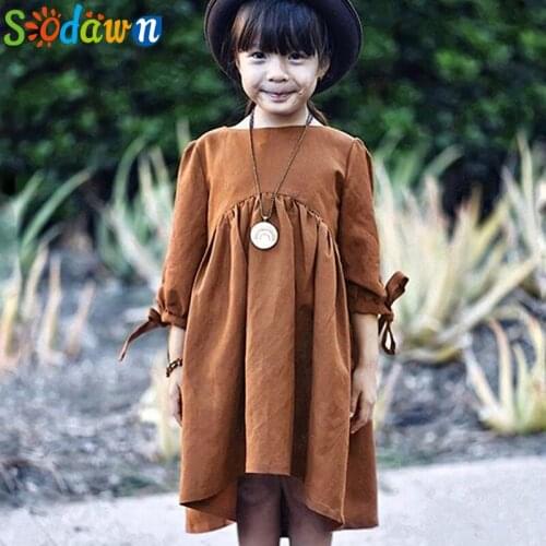 Sodawn 2020 Summer Girls Clothes Creative Design Baby Girl Clothes Party Princess Dress Children Clothing Birthday Girls Dress