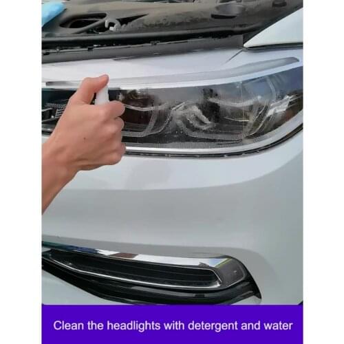 Universal tpu clear headlight protection film stylish anti scratch car lamp film