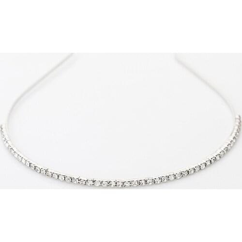 Fashion Hair Band Headband Hair wear Accessories Free Shipping Womens Hot New Silver color Crystal Rhinestone H029