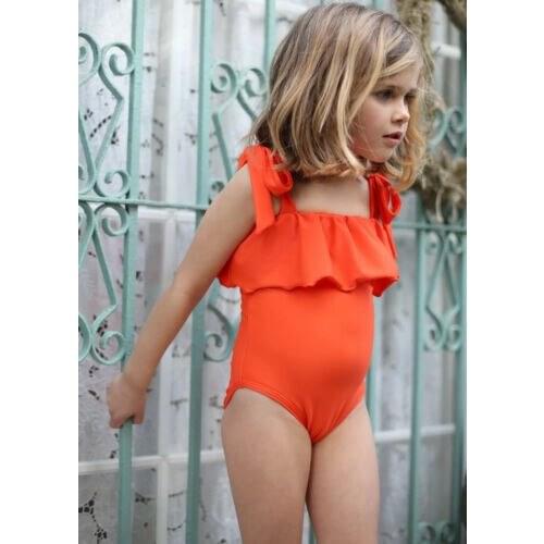 2019 New Baby Kid Girls Swimwear Summer Ruffles One Piece Bikini Swimsuit Beach Bathing Suit Baby Girl Clothes 0-5T