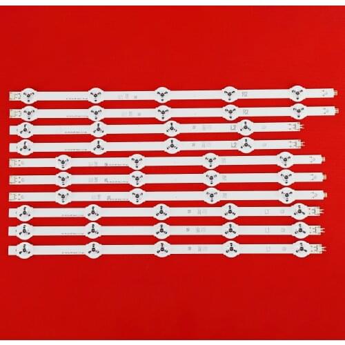 10pcs LED Backlight strip For LG 42" V14 SLIM DRT REV0.3 L1 R1 L2 R2 42LB673V TX-42AS650E TX-42AS750E TX-42AS740B LC420DUF VG F1