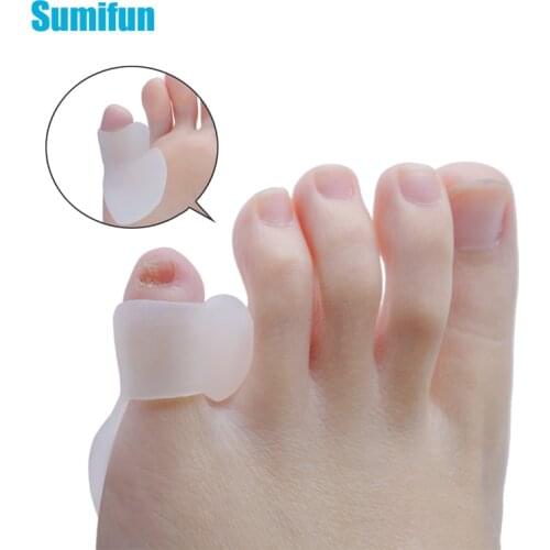 6Pcs Ballet Dancer Slicone Toe Separator Overlapping Bunion Corrector Straightener Toe Spreader Pedicure Foot Care Tool D0927
