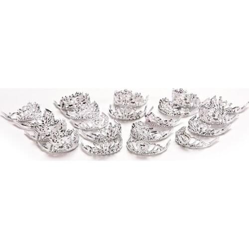20 Pcs Mix Princess Empress Crowns For Baby Girls Doll Headwear Jewelry Dolls Accessories Hot Sell