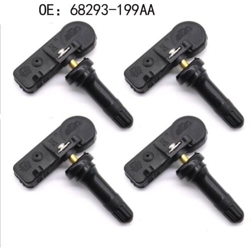 4pcs/lot TPMS Tire Pressure Monitoring Sensor 68293199AA 433MHZ For 2019 D odge Ram 1500 DT Car accessories