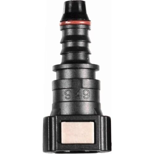 9.49mm Fuel Line Fitting Connector,SAE3/8" Elbow Plastic Coupling Large Hose Connector