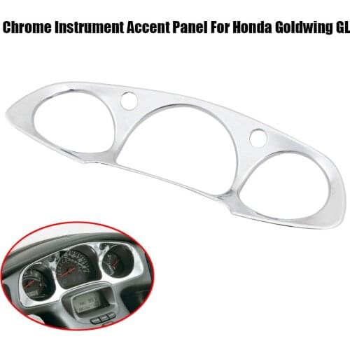 ABS Chrome Instrument Panel Bezel Accent Trim Fits For Honda Goldwing GL1800 2001-2005 2003 2004 2005