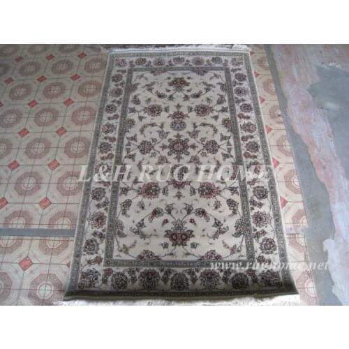 Free shipping 3'X5' 160 Line Persian carpet, Hand knotted persian rug, wool and silk