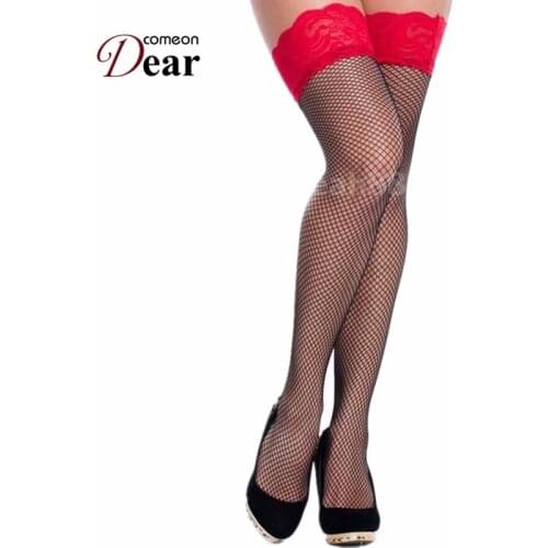 Comeondear Women's Black Stockings