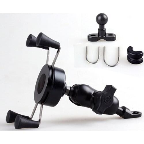 Mobile Phone Bracket Motorcycle Tricycle Electric Vehicle X-shaped Handlebar Support Phone Holder Motorcycle Accessories