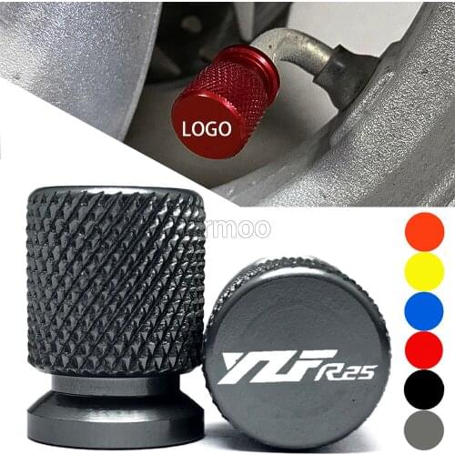 FOR YAMAHA YZF R25 YZF-R25 YZFR25 2012 2013 2014 2015 2016 CNC Motorcycle Tires Gas Nozzle Cover Valve Core Aerated Mouth Cap