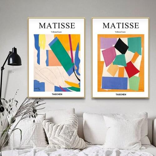 Matisse Vogue Canvas Painting Abstract Geometric Colorful Posters and Prints Wall Art Pictures for Living Room Home Decoration