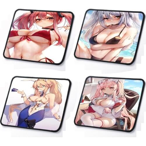 Mousepad Cute Big Breasts Japan Sexy Girl Persona 3D Gaming Desk PC Computer Persona DIY Matgamer Gamer Anime Mouse Pad 22x18cm