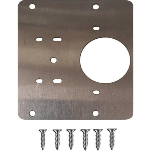 Hinge Fixing Plate Montaje De Paneles Laterales Stainless Steel Silver See Photo Convenient Repair Kit Durable Side Panels Mount