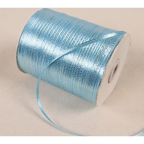 10/20/50/100 Meters 3 mm Width Double Golden Side Satin Ribbon Ruban DIY Handmade Material Polyester Sewing Webbing Ribbons