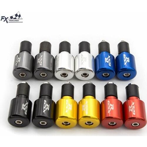 Logo"GSXR" Aluminum Motorcycle Handlebars Grips Ends Bar Ends Caps Handlebars For Suzuki GSXR600 GSXR 750 GSXR1000 2001 - 2014