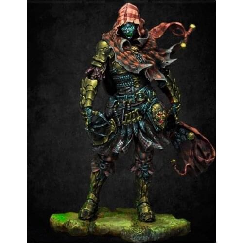 1/24 Scale 75MM Mask Master Unpainted Miniatures Resin Model Kit Free Shipping