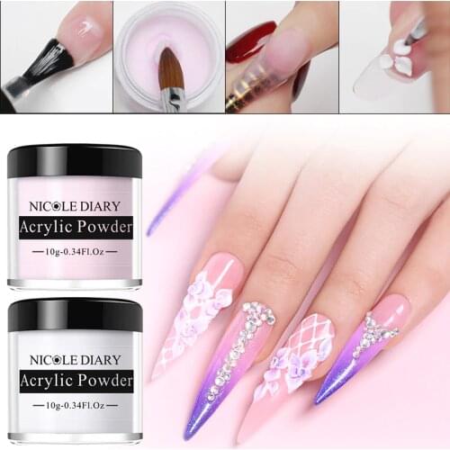 NICOLE DIARY White Acrylic Powders