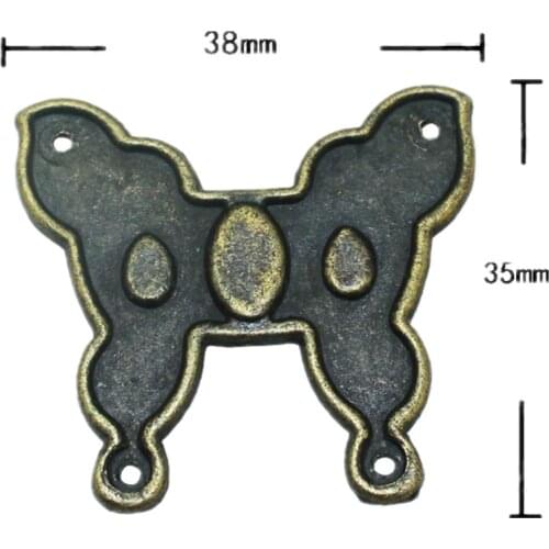 Wholesale Butterfly Coner Cabochon,Ancient Bronze Tone Corner,Flatback Metal Embellishments Scrapbooking,Decor For Wooden Box