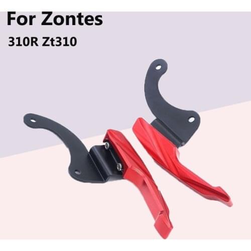 Applicable To Chuanoulishi Rear Armrest Zontes 310R Tail Ghost Zt310 Modification Accessories Aluminum Alloy Shelf Bumper