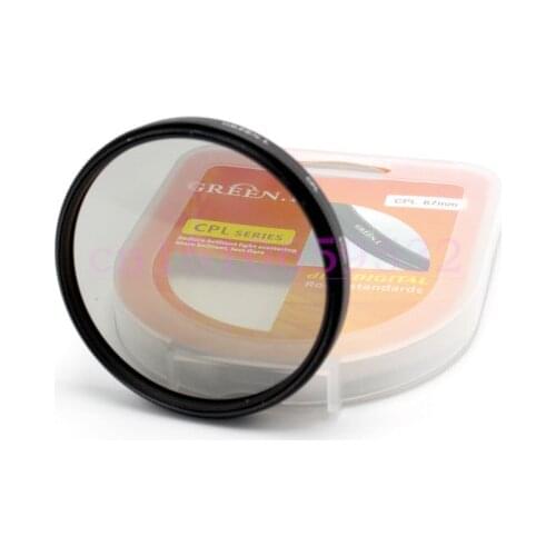10pcs Green.l 67mm Circular Polarizing CPL Filter for Can0n 60D 5D 550D 18-135mm 70-200 Nik0n D90 D3100 18-105mm With tracking