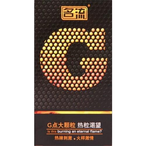 PERSONAGE 10 Pcs/Lot Natural Latex Lubricated Condoms fire and hot Stimulate Dotted Pleasure Condoms For Men Adult Sex Toy