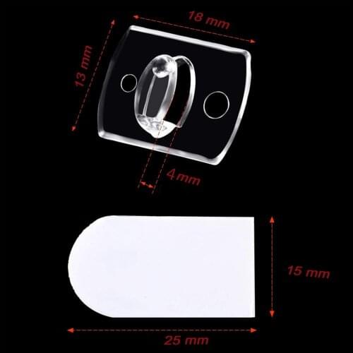 Kitchen Wall Bedroom Wall Transparent Removable Hook Strong Seemless Christmas Cable Clamp for Strings Christmas Fairy Lights