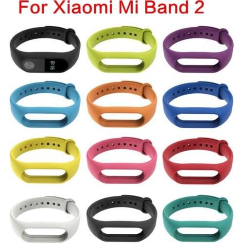Smart Watch For Xiaomi Mi Band 2 Bracelet Strap Pulseira Miband Replacement Silicone Strap Wristband For Xiaomi Band 2 Accessory