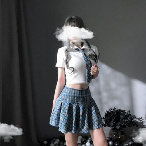 Jimiko Sexy Student Uniform Skirt Cute Lingerie Sailor School Girl Outfit Sex Clubwear Erotic Serve Costumes Cosplay Schoolgirl