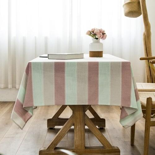 Table Cloth Rectangular Cotton And Coffee Table Cotton Linen Dustproof Tablecloth Home Decorative Tea Table Covers