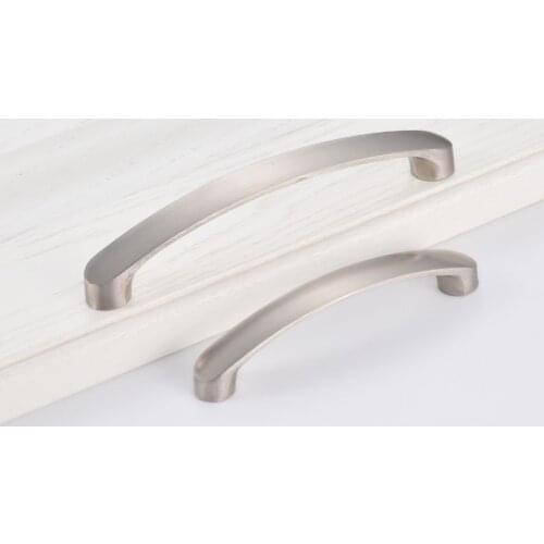 Modern Furniture Handle Hardware Cabinet Handles Knobs Aluminum Alloy Door Kitchen Knobs Brushed Cabinet Pulls Drawer