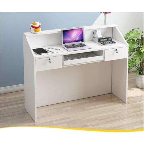 Modern supermarket small cash register bar counter company reception desk beauty salon shop counter reception desk