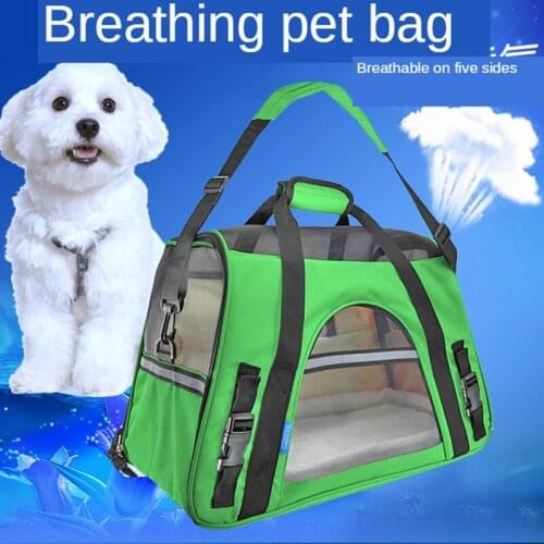 Outdoor Oxford Cloth Pet Handbag Cat Dog Rabbit Backpack Out Carrying Pet Dog Cage Portable Travel Puppy Cat Carrier Dog Bag S/M