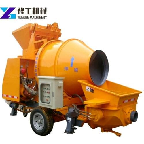 YG Super Quality Concrete Mixer Self Loading with Truck Price 30kw Mobile Concrete Mixer and Pumping Machine
