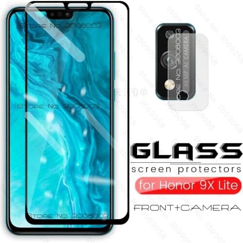 For honor 9xlite glass camera protectors for huawei honor 9x lite glas honor9x light JSN-L21 6.5'' smartphone screen film cover