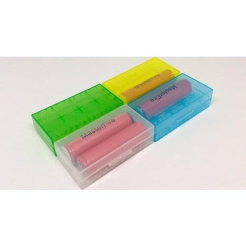 20pcs/lot MasterFire Hard Plastic Battery Protective Storage Holder Box Case For 18650 18350 CR123A 18500 Lithium Batteries