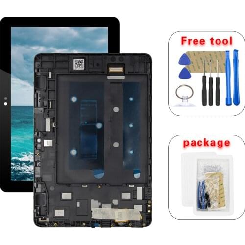 For Amazon Fire HD 8 2020 10th Gen K72LL4 HD8 LCD Display Touch Screen Digitizer Glass Assembly with Frame