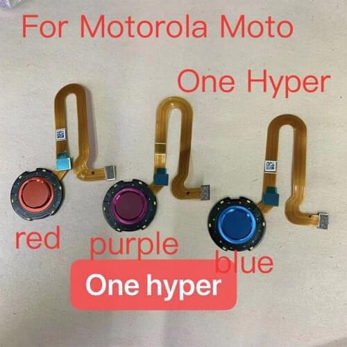 10PCS For Motorola Moto One Hyper Onehyper Home Button Fingerprint Sensor Flex Cable Replacement Repair Parts