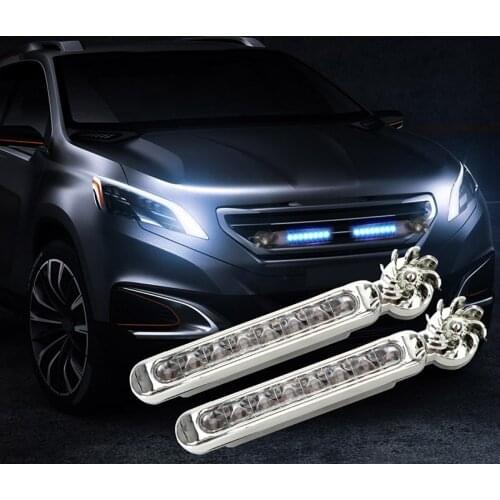 2Pc Car Running Lights styling No Need External Power Supply for Ford Focus Fusion Escort Kuga Ecosport Fiesta Falcon EDGE/Explo
