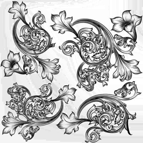 DABOXIBO Flower Background Clear Stamps Mold For DIY Scrapbooking Cards Making Decorate Crafts 2021 NEW Arrival