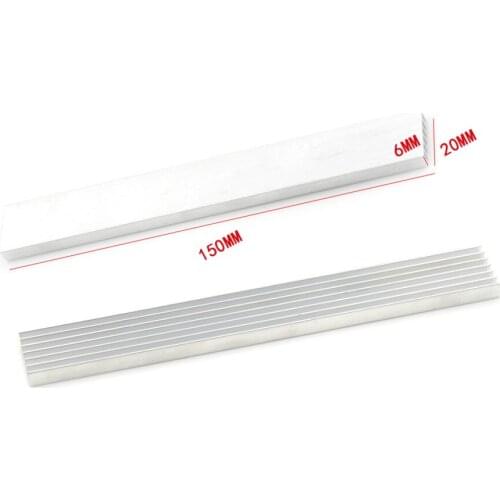 DIY 150*20*6mm Aluminum Heatsink Radiator Heat Sink Ddesigned For High Power Household LED Light Or Fish Tank LED Devices