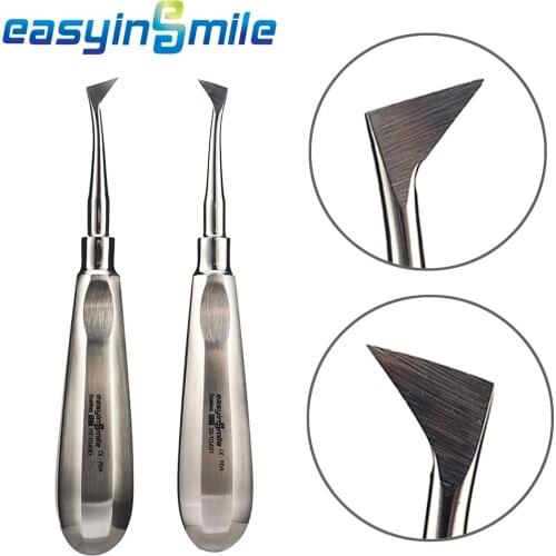 EASYINSMILE Dental Cryer Elevators Left & Right Extraction Luxating Surgical Instrument Set Tools High Quality Stainless Steel